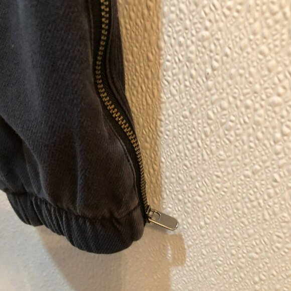 Athleta Womens Size 4 Black Elastic Waist Zipped Pockets Ankle Zip Jogger Pants - Picture 5 of 11